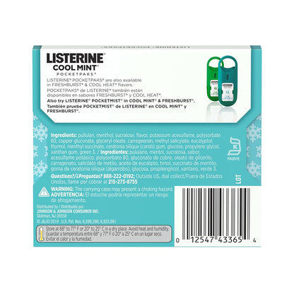 Listerine Pocket Pak, Cool Mints – 24 ct