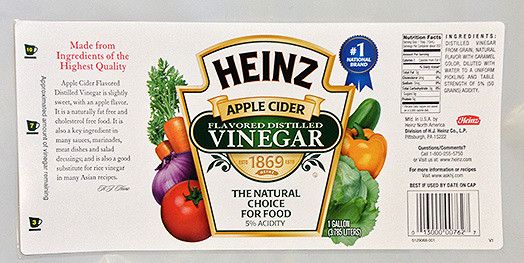 Heinz Apple Cider 1 Gal