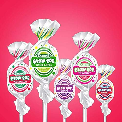 Charms Blow Pop - Bubble Gum Fill Up Pop 100CT