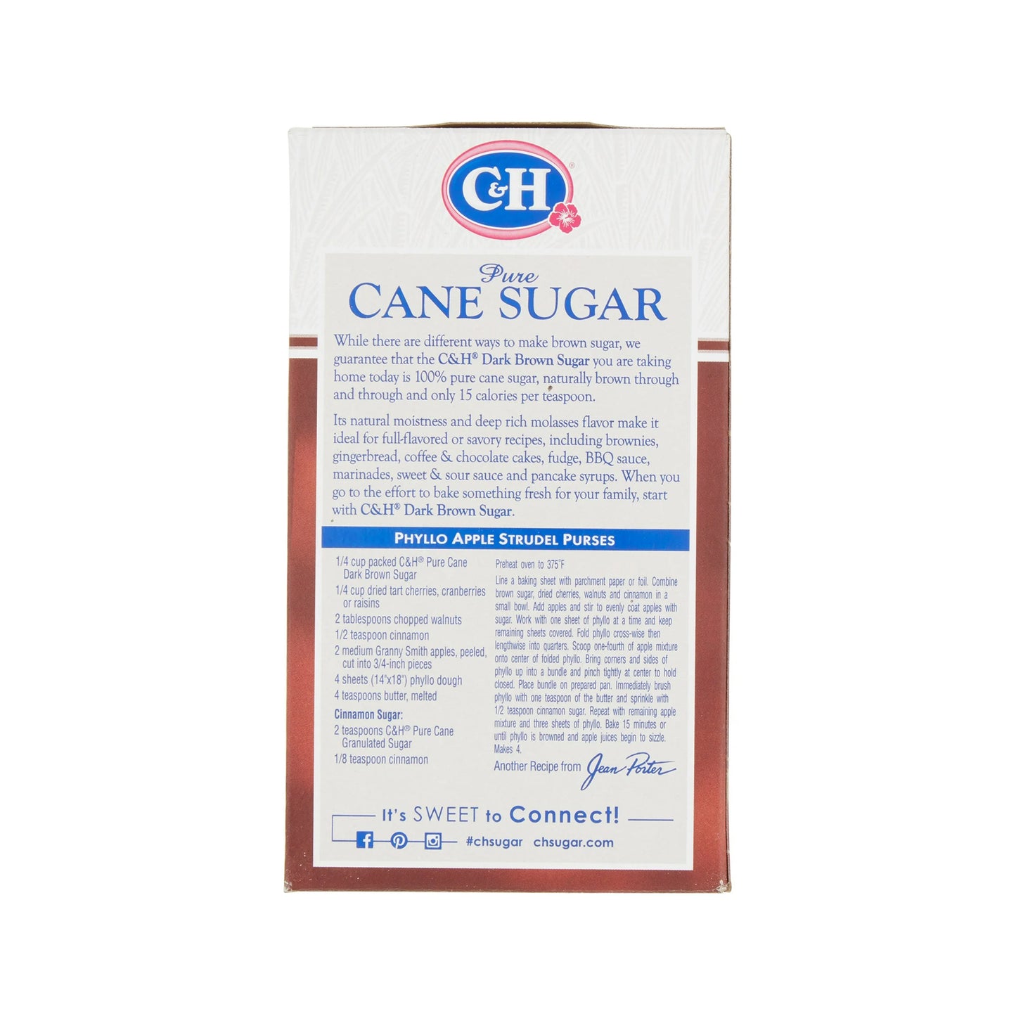 C&H Pure Cane Sugar Dark Brown – 453g