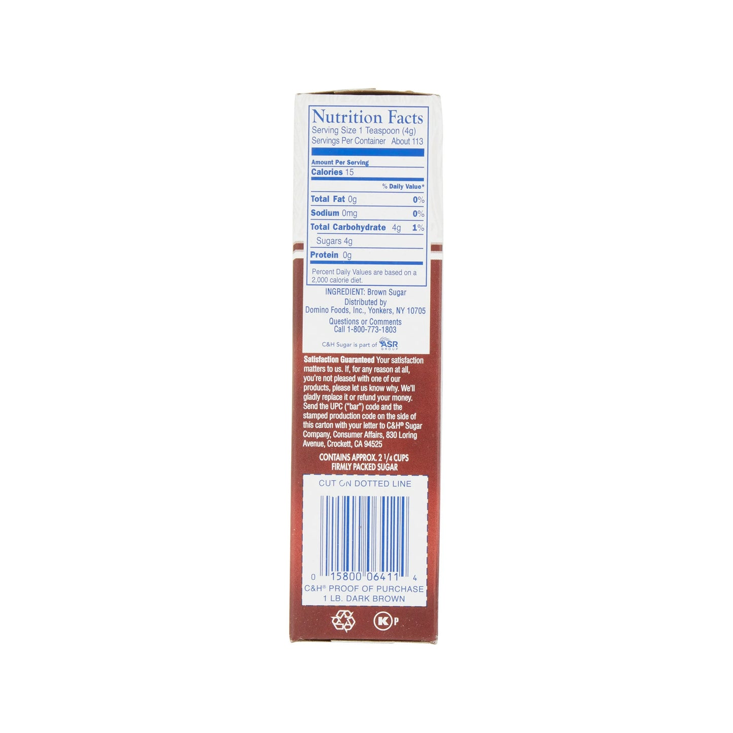 C&H Pure Cane Sugar Dark Brown – 453g