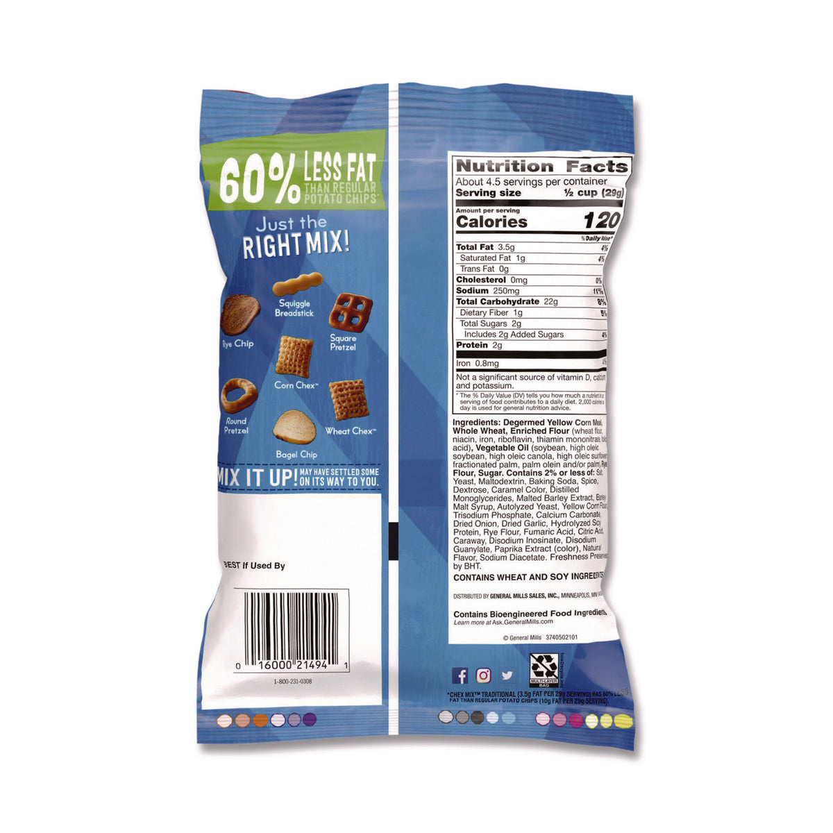 Chex Mix Snack Traditional – 127g