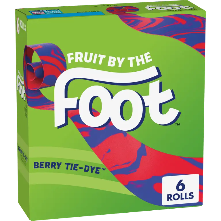 Fruit by the Foot Berry tie-Dye  6x21g rolls