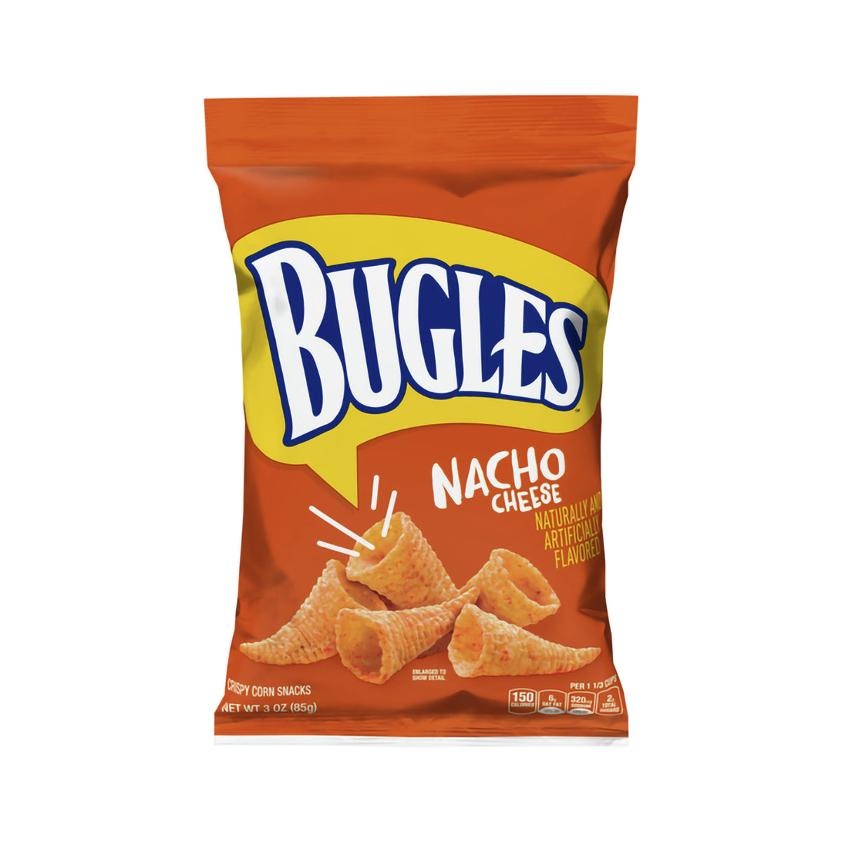 Bugles Crispy Corn Snack Nacho Cheese – 85g