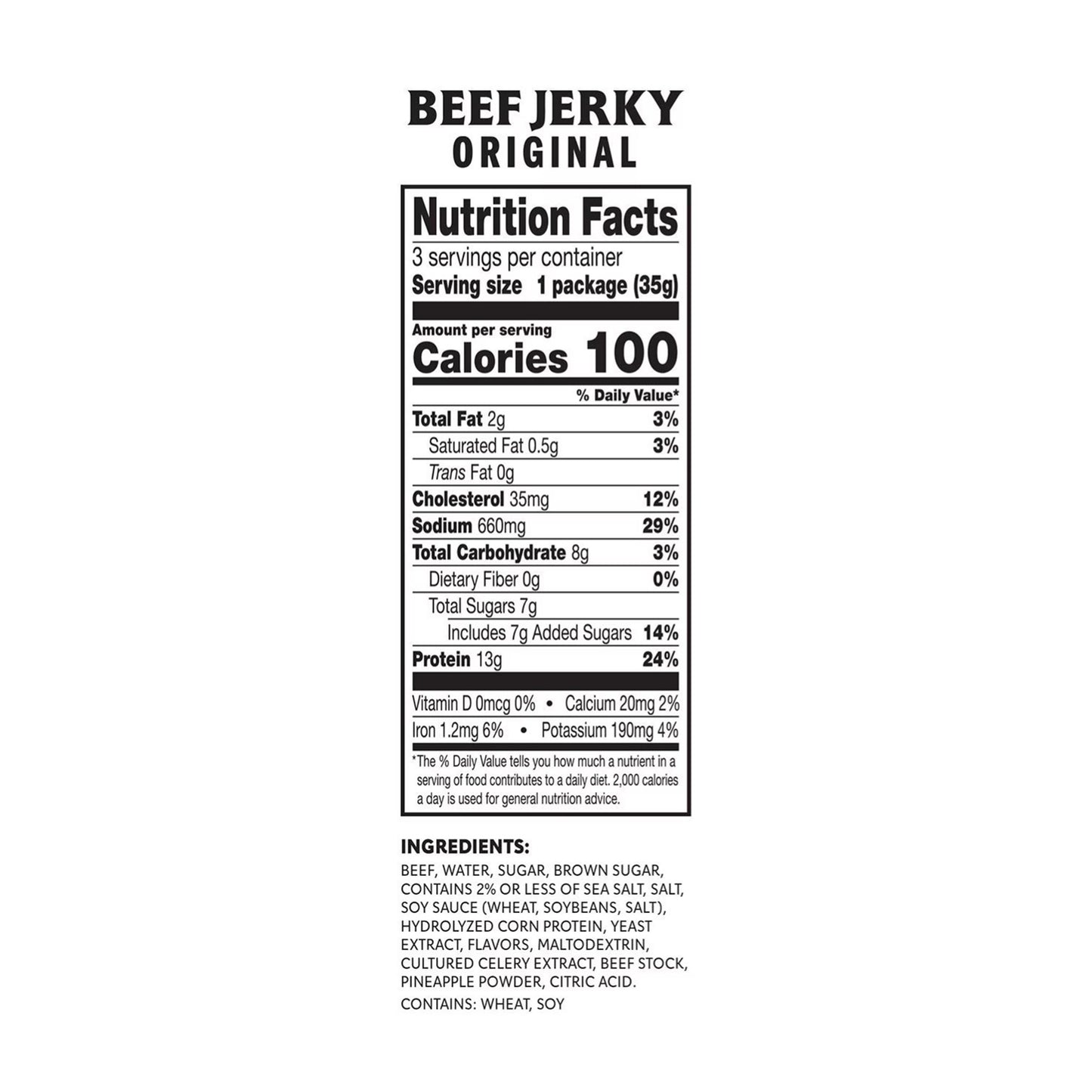 Jack Links Beef Jerky Original – 35 g
