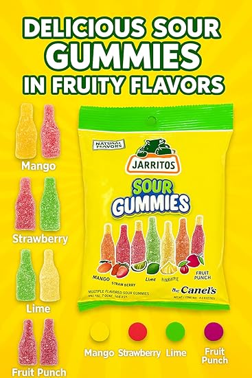 Jarritos Sour Gummies – 113.4g 4oz