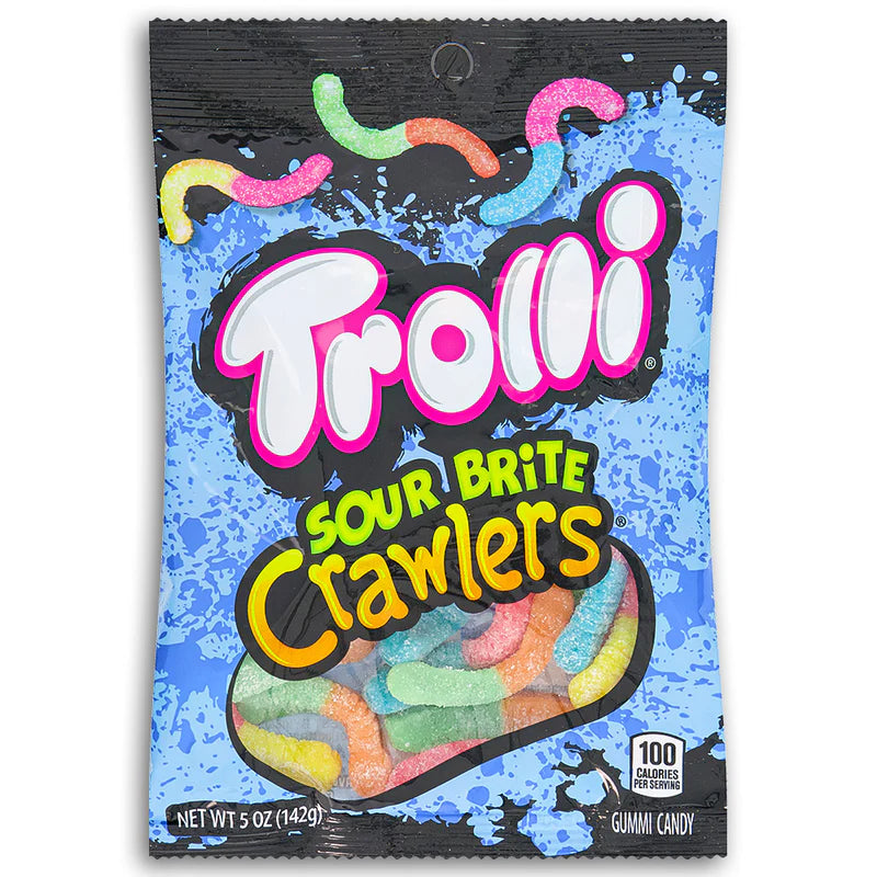 Trolli Gummi Candy-Sour Brite Crawlers 141g