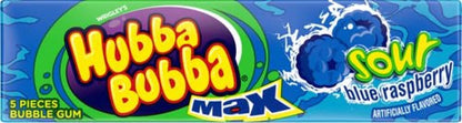 Hubba Bubba Sour Blue Raspberry 5pcs