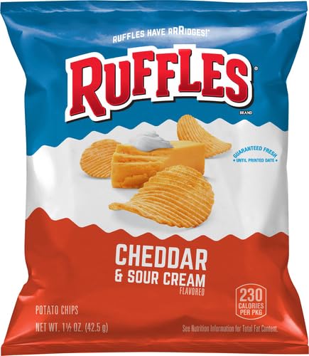 Ruffles Potato Chips Cheddar & Sour Cream 42.5gg (1.5oz)