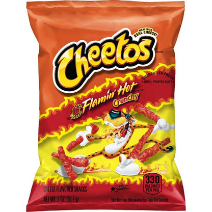 Cheetos Flamin Hot Crunchy Cheese snack 56.7g (2oz)