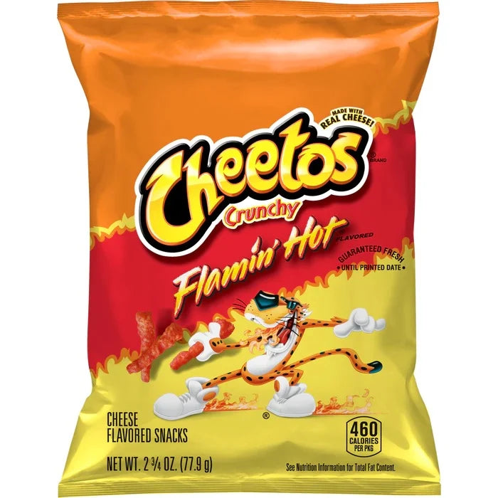 Cheetos Crunchy Flamin' Hot 77.9g (2 3/4oz)