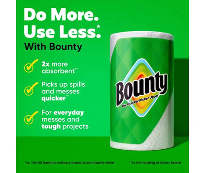Bounty Prints Select-A-Size 2-Ply Paper Towels, 12 Rolls, 128 sheets/roll