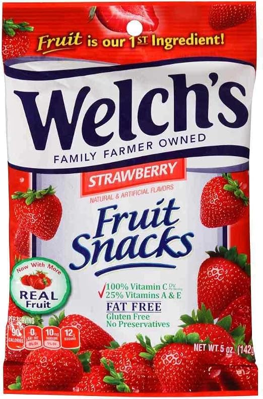 Welch's Fruit Snack - Strawberry 142g