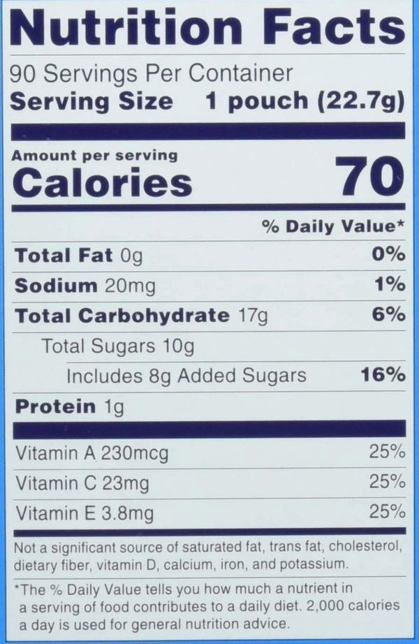 Welch's Fruit Snacks, Mixed Fruit 0.8 oz 90 ct