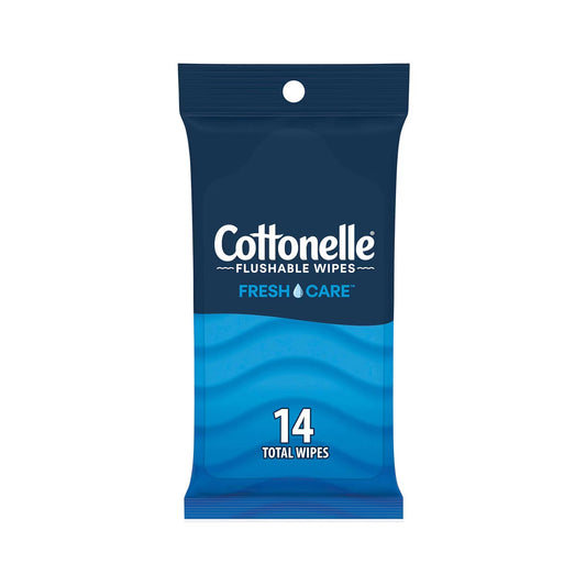 Cottonelle Flushable Wipes – 14pc