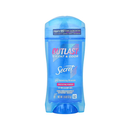 Secret Outlast Sweat & Odor 72hrs Clear Gel – 73 g 2.6 oz