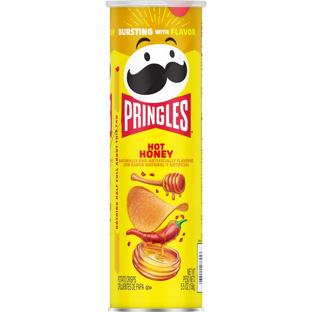 Pringles Hot Honey Potato Crisps 158g