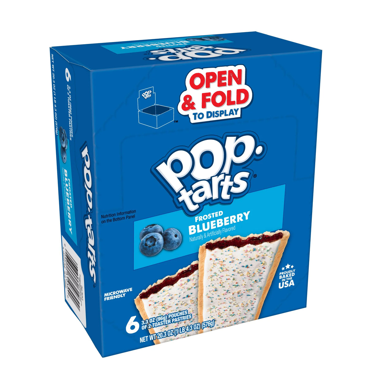 Kelloggs Pop Tarts Frosted Blueberry 96g