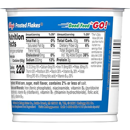 Kelloggs Cereal Cup Frosted Flakes 60g