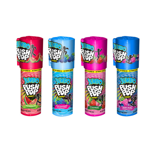 Topps Jumbo Push Pops Variety Pack – 30g 1.06oz