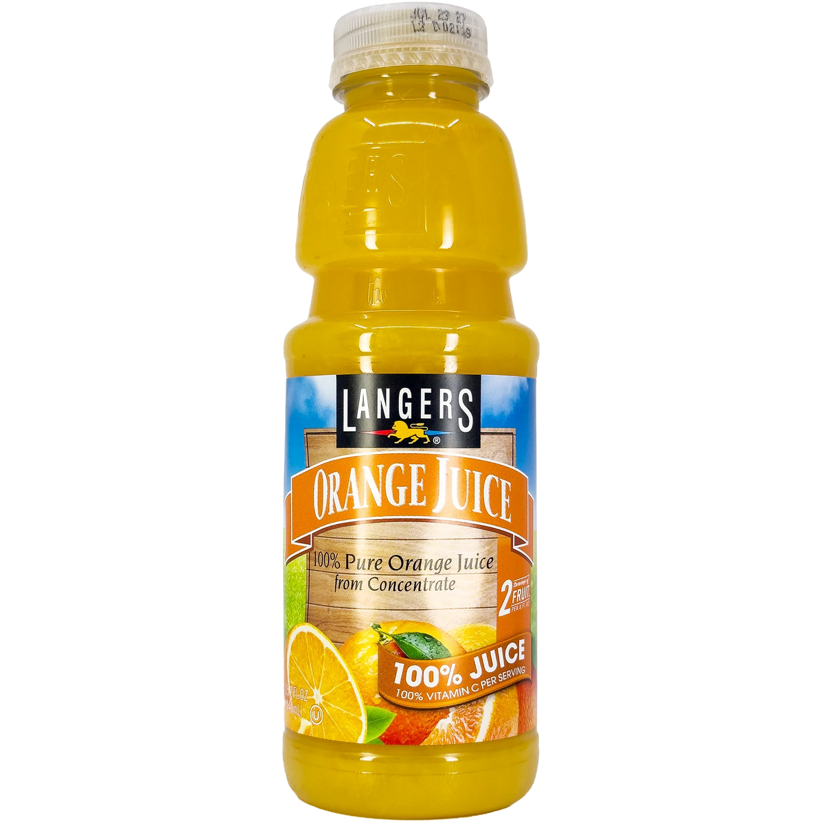 Langers 100% Pure Orange Juice 474ml
