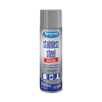 Sprayway Stainless Steel Cleaner and Polish 425g(15oz)