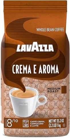 Lavazza Crema E Aroma Whole Bean Med Roast 1kg