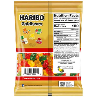 Haribo Goldbears Gummi Candy 142g(5oz)