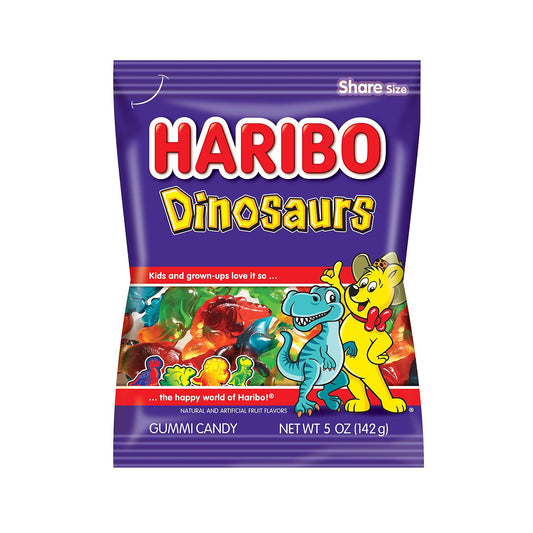 Haribo Dinosaurs Gummi Candy – 142g