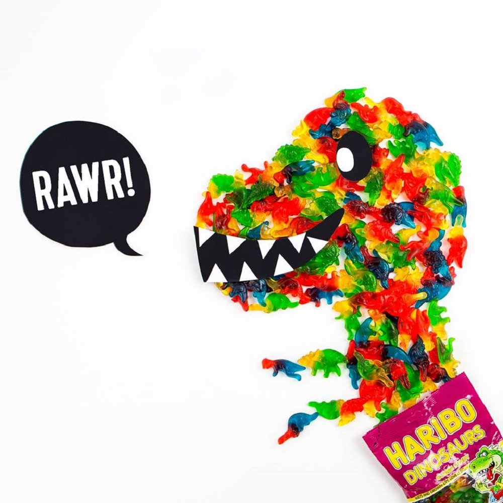 Haribo Dinosaurs Gummi Candy – 142g