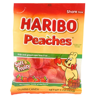 Haribo Peaches Gummi Candy 142g