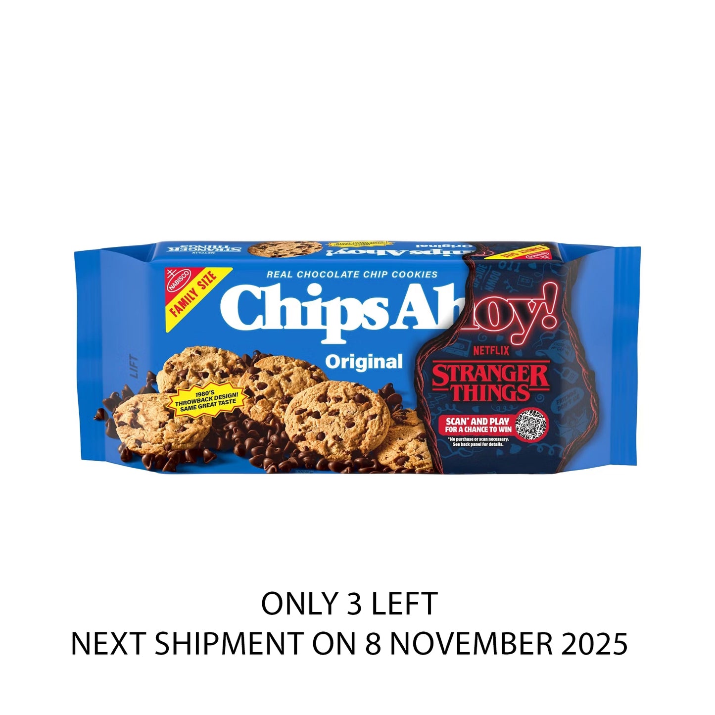 Nabisco Chips Ahoy Stranger Things Real Choc Chip Cookies Original – 515 g