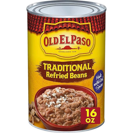 Old El Paso Traditional Refried Beans 453g(16oz)