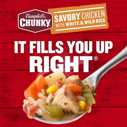Campbells Chunky Chicken with White & Wild Rice – 533g