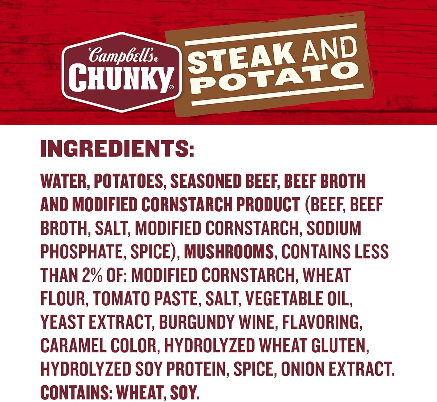 Campbells Chunky Steak & Potato – 533g