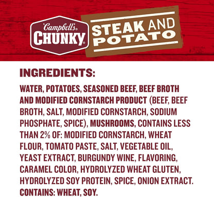 Campbells Chunky Steak & Potato – 533g