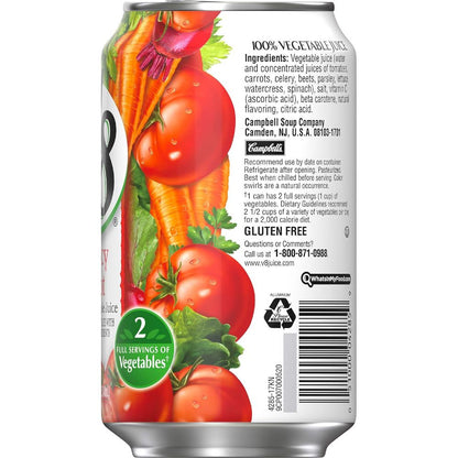 Campbellls V8 Vegetable Juice Spicy Hot 340ml