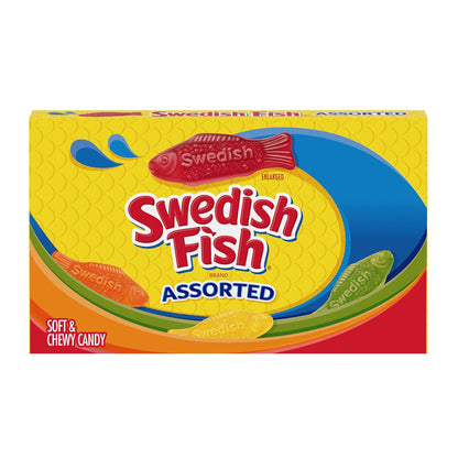 Swedish Fish Assorted Soft & Chewy Gummy Candy 99g (3.5oz)