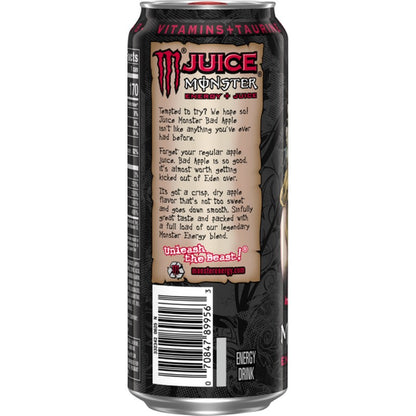 Monster Energy Bad Apple + Juice Drink 473ml(16oz)