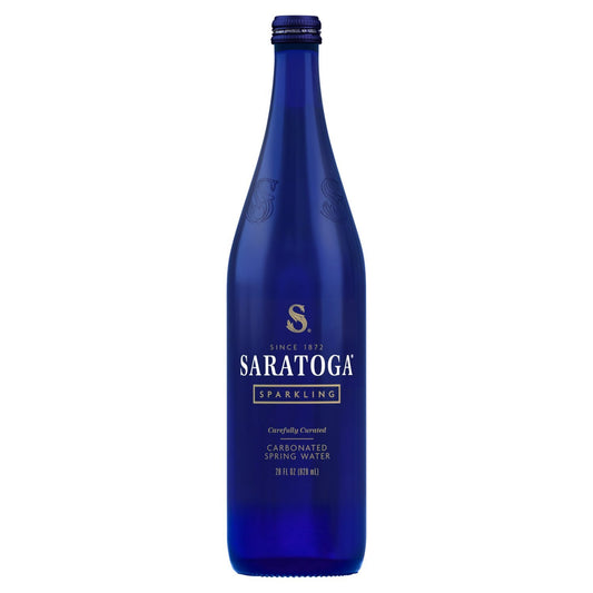 Saratoga Spkl spring water 828ml