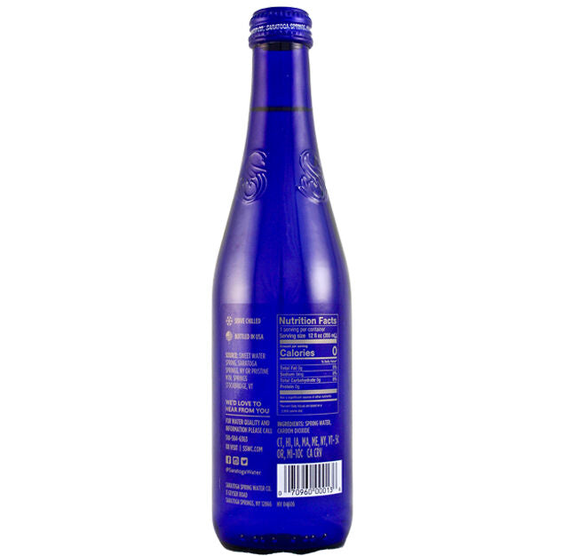 Saratoga Spkl spring water 355ml