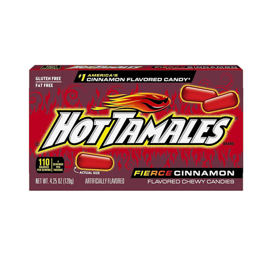 Hot Tamales Fierce Cinnamon Theater Box – 120.5g 4.5oz