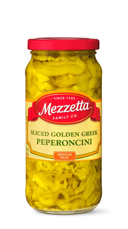 Mezzetta Deli-Sliced Golden Greek Peperoncini 473ml
