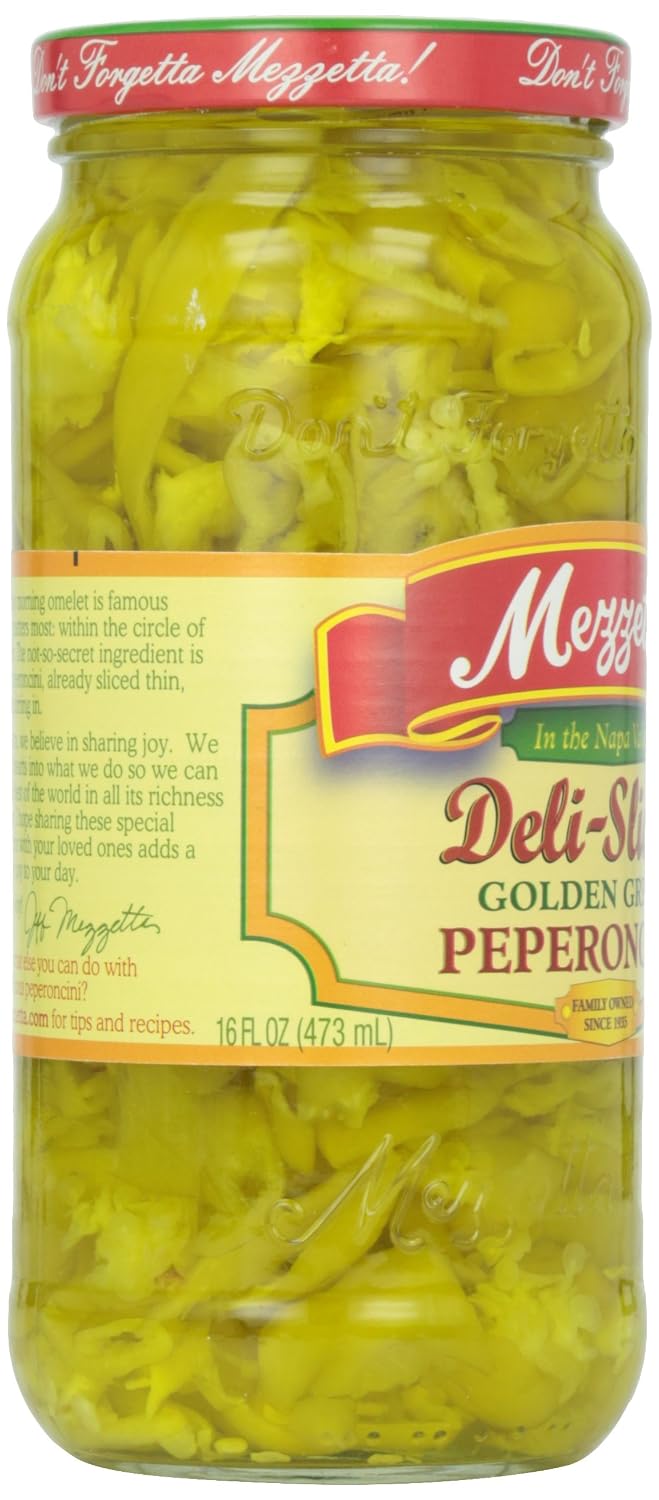 Mezzetta Deli-Sliced Golden Greek Peperoncini 473ml