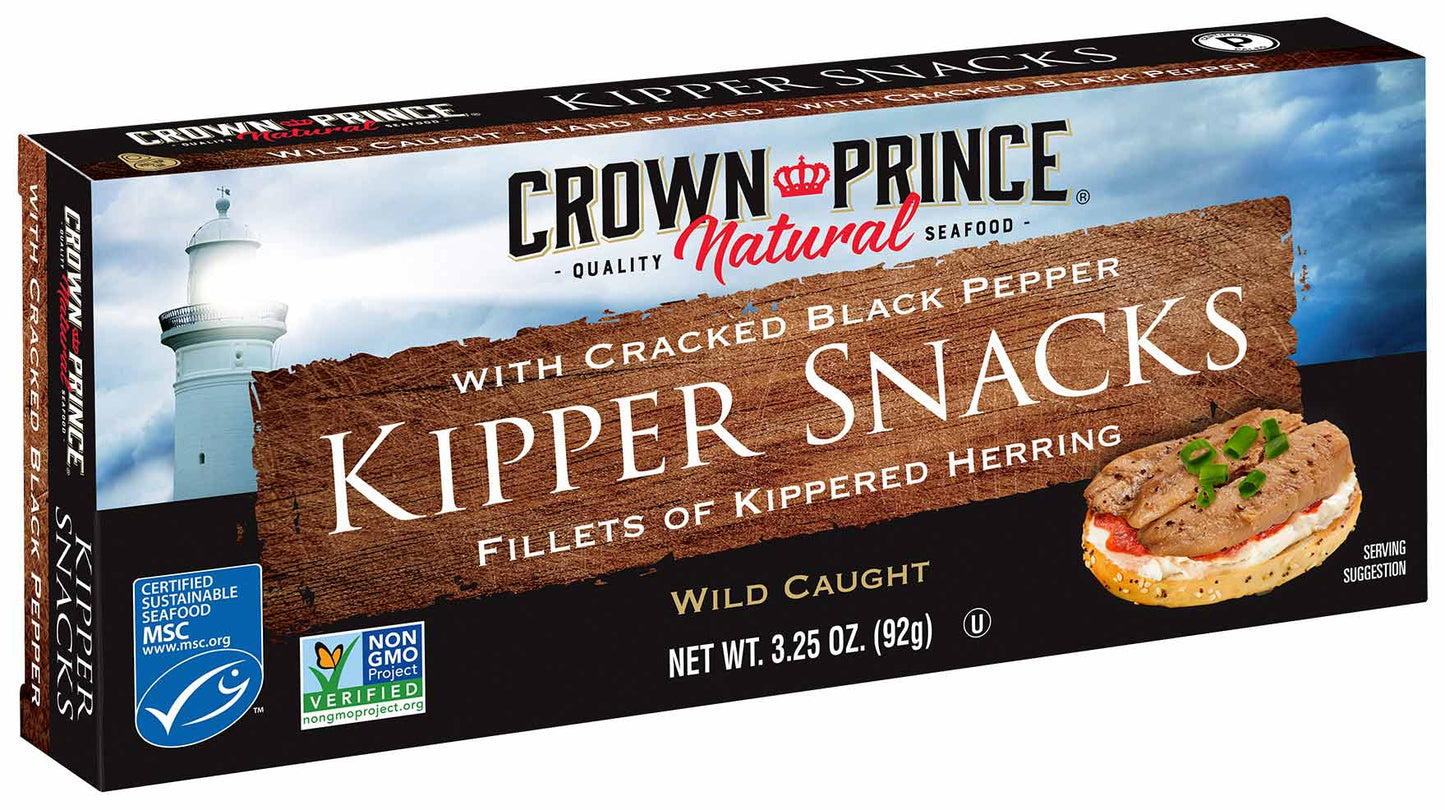 Crown Prince Kipper Snacks Naturally Smoked – 92g