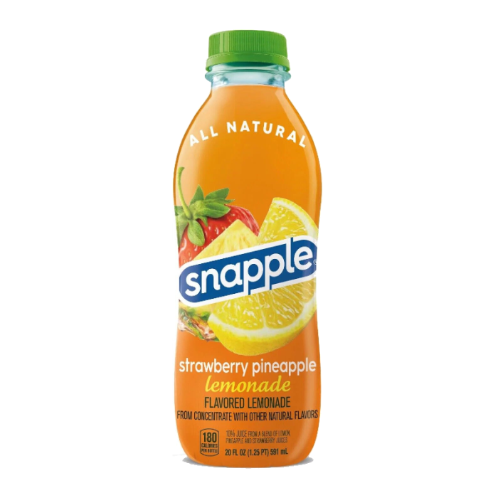 Snapple Strawberry Pineapple Lemonade 591ml