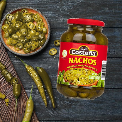La Costena Nachos Pickled Jalapeno Nacho Slices 440g