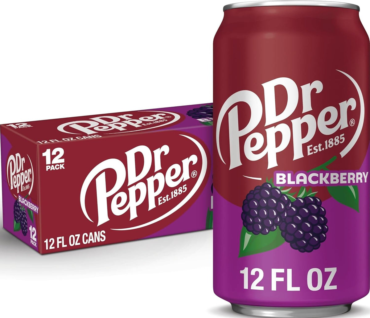 Dr Pepper Blackberry Soda 355ml(12oz)