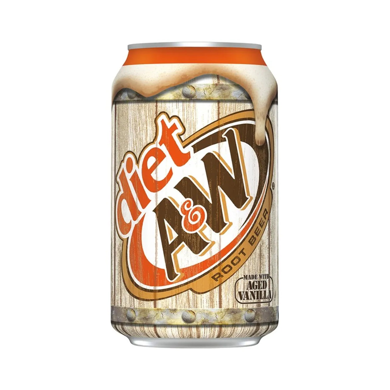 A&W Diet Root Beer Made With Aged Vanilla - 355ml