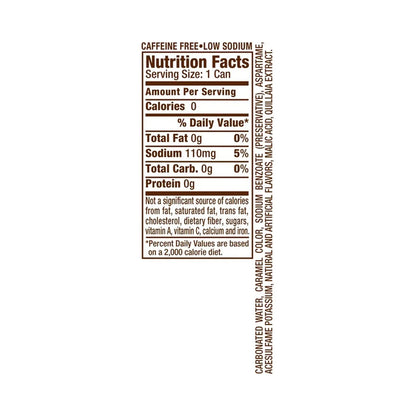 A&W Diet Root Beer Made With Aged Vanilla - 355ml